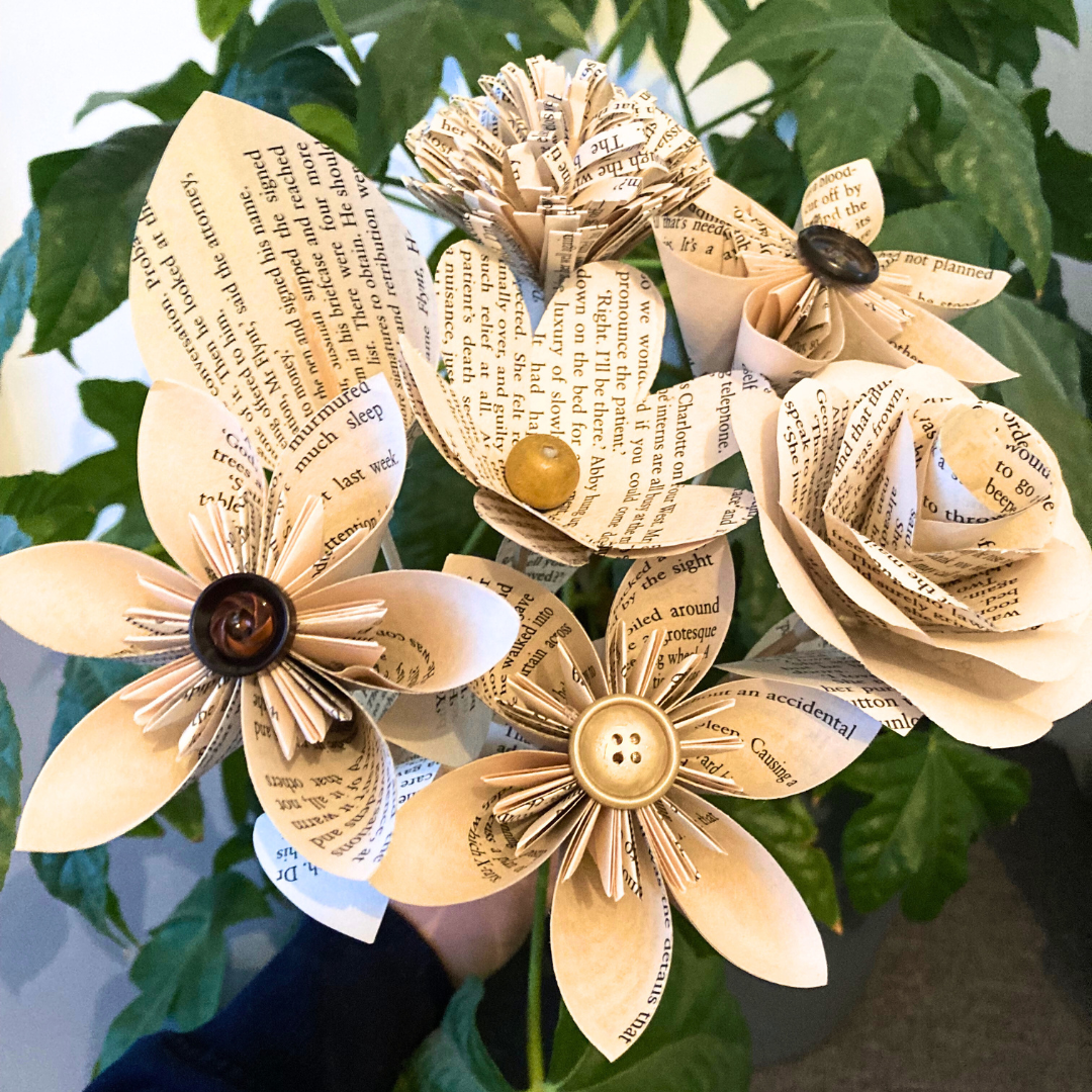 Paperback Book Bouquet - Sunday 25th May - 1.30pm - 4pm
