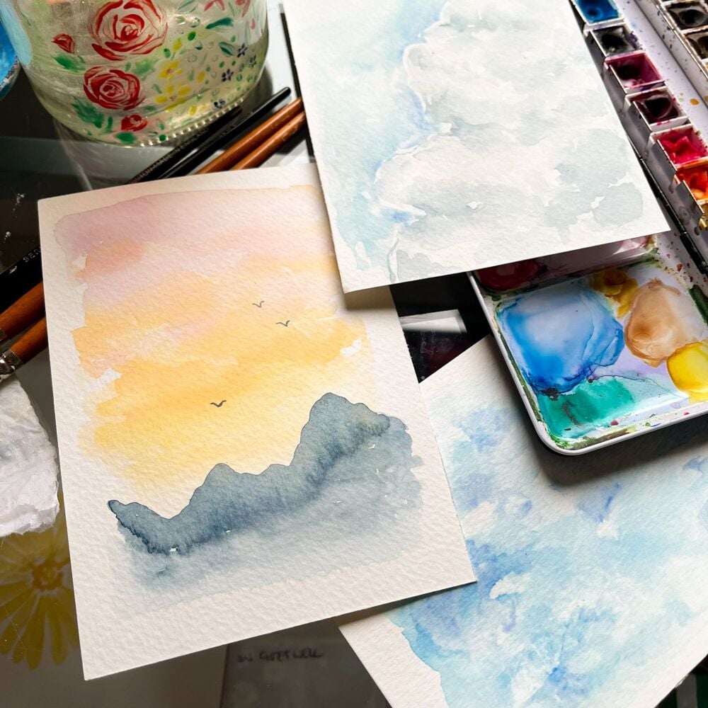Sunrise & Skies in Watercolours - Sunday 6th July - 2pm - 4pm