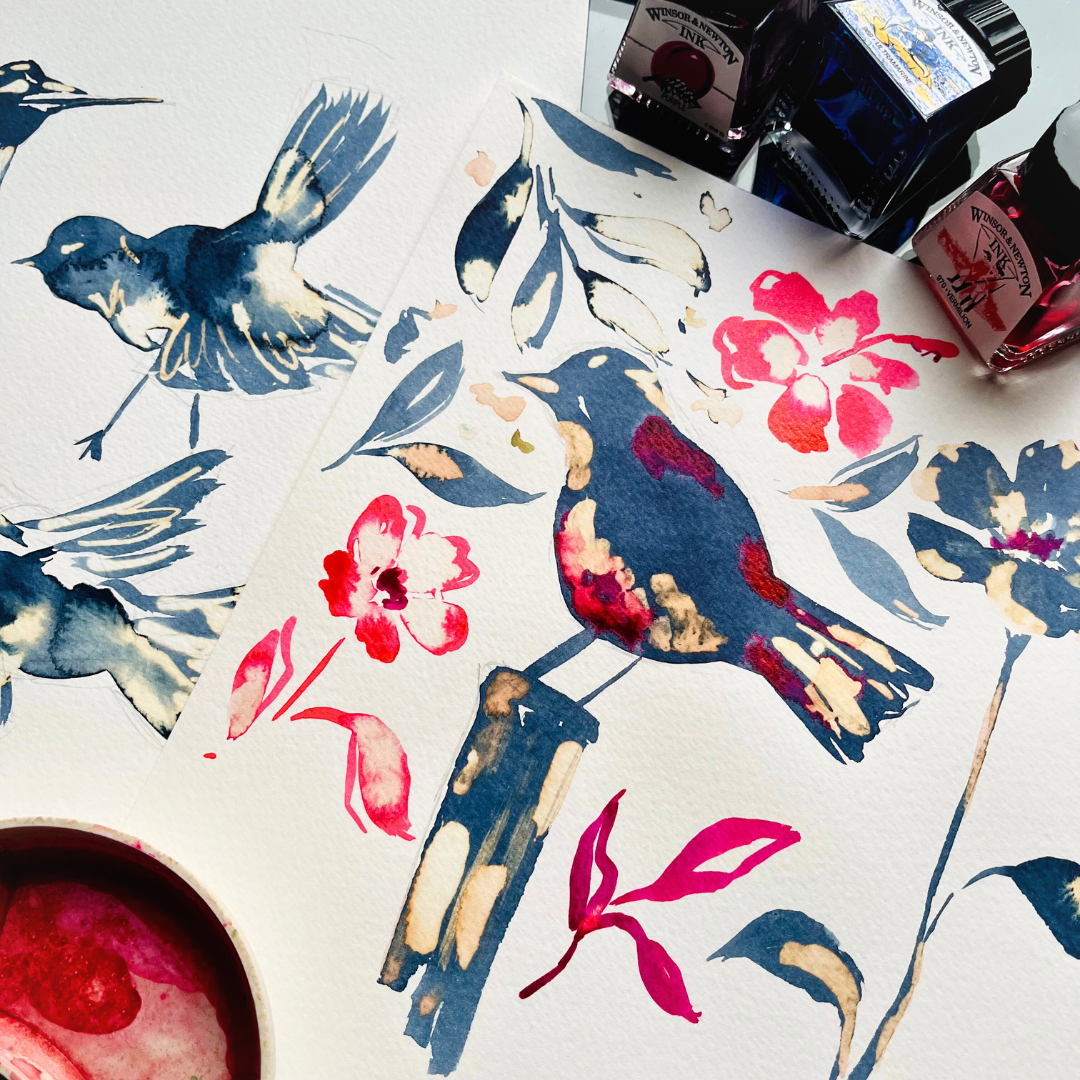 Ink & Bleach - Natural Forms - Sunday 21st June - 10am - 12pm