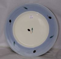 Dinner Plate - Blue Fresco design 