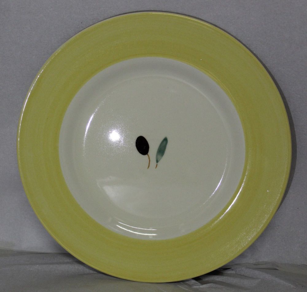 Side Plate - Yellow Fresco design