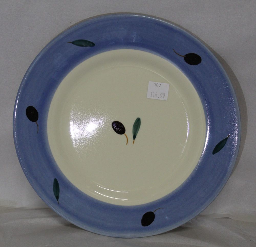 Side Plate - Blue Fresco design
