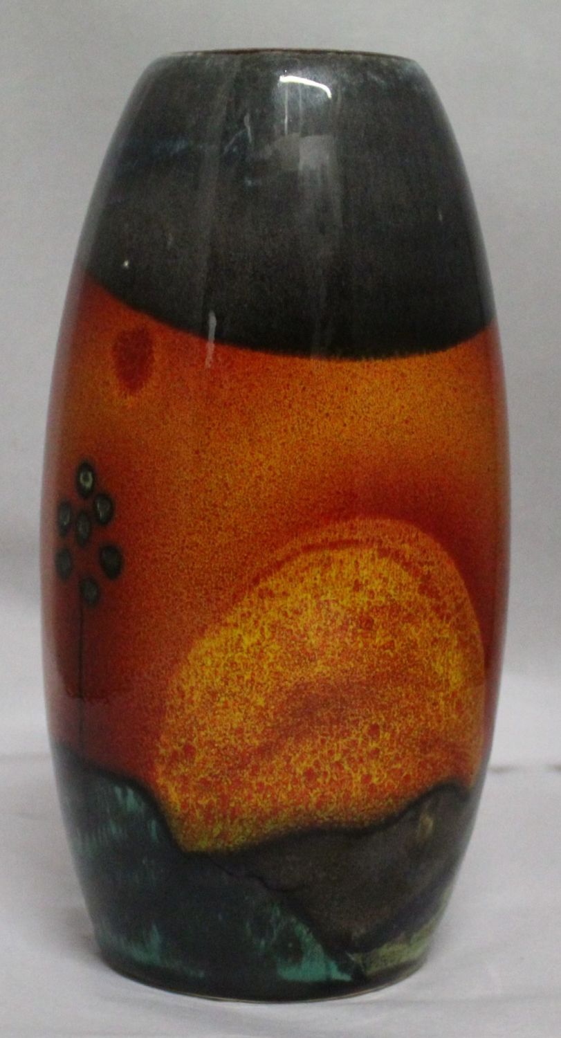 Studio Poole Sunrise Torpedo vase