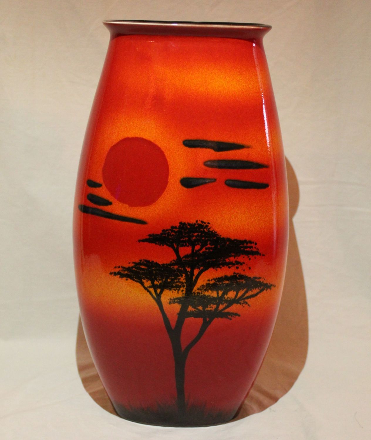 36cm Manhatton Vase African Sky design