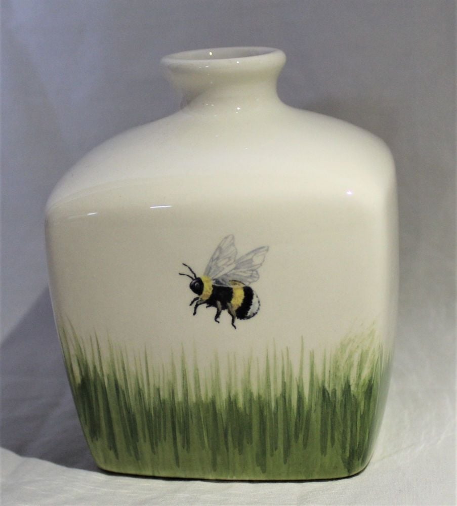 Square Bud vase - Bees design