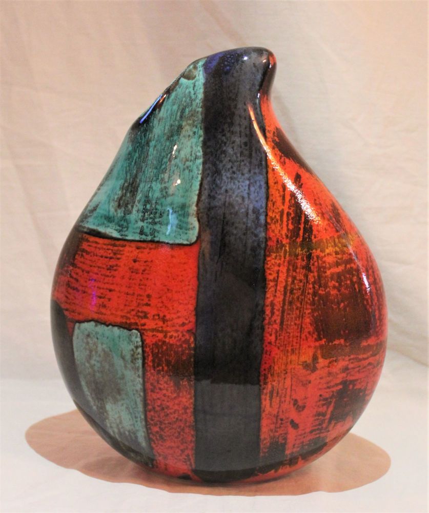 Teardrop Vase - Gemstones design