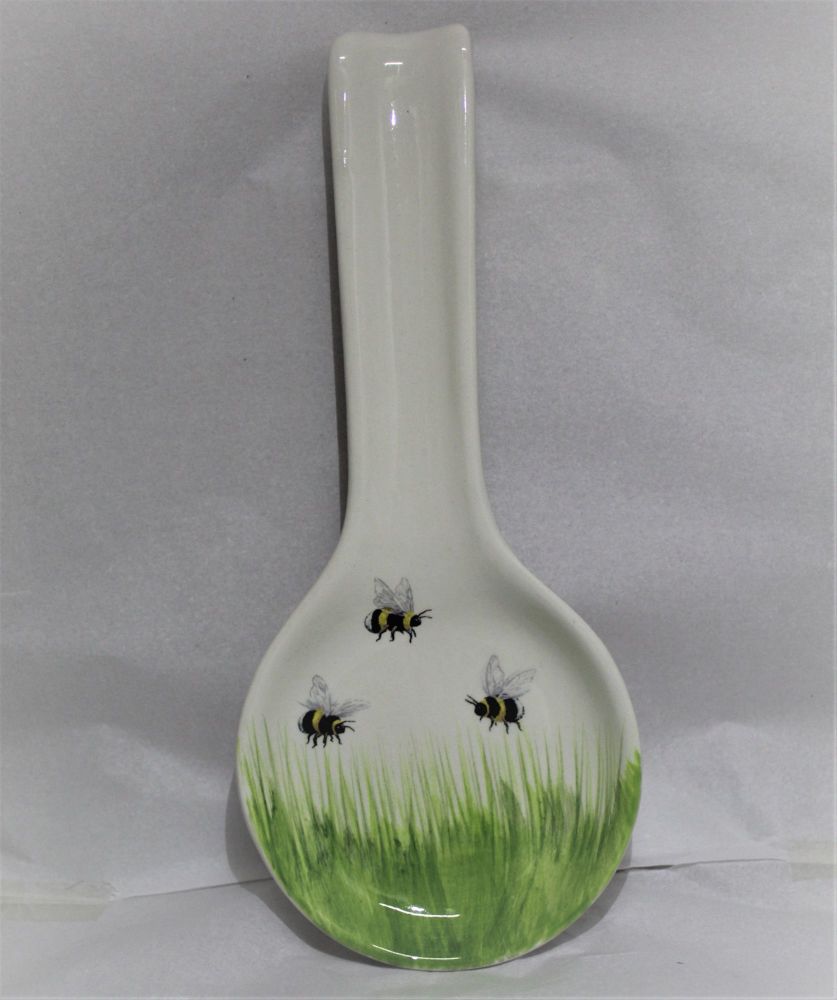 Large Spoon Rest - Bees design 