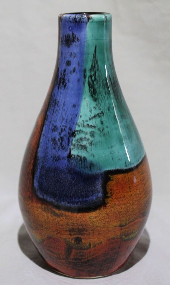 Hand-thrown, Mini Bottle Vase - Gemstones