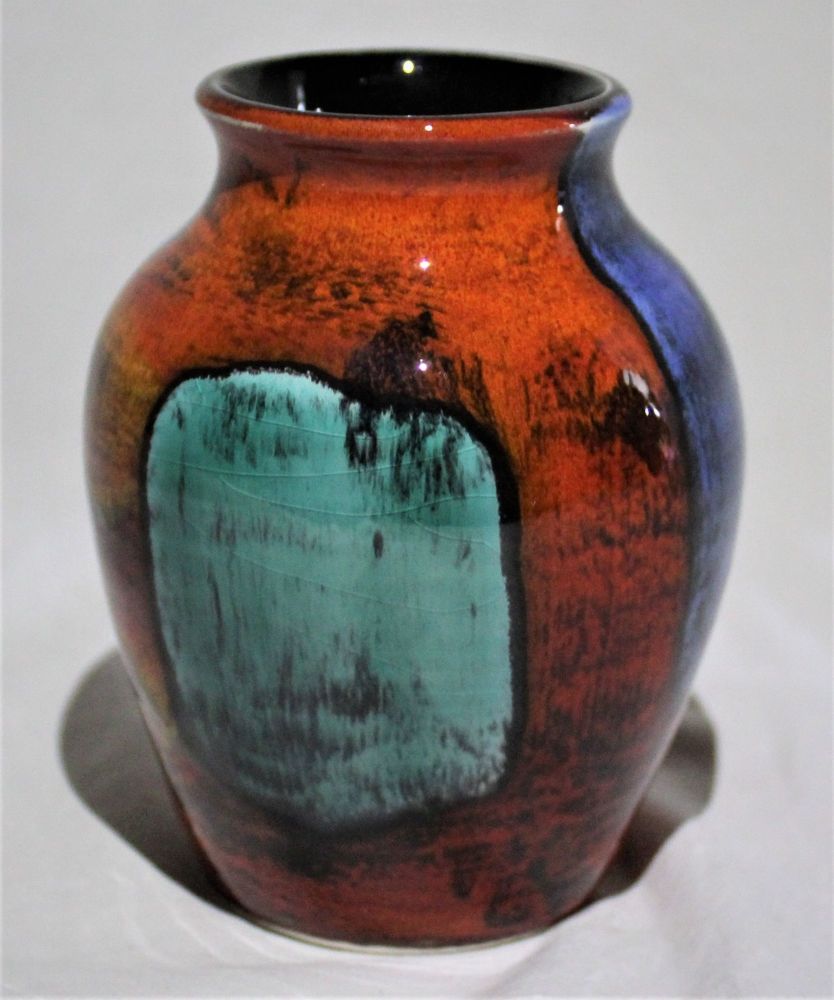 Hand-thrown, Gemstones Mini Roman Vase