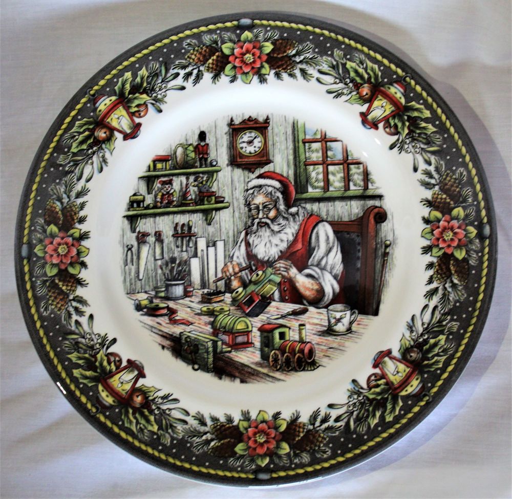 Themed Dinner Plate - Santa's Workshop