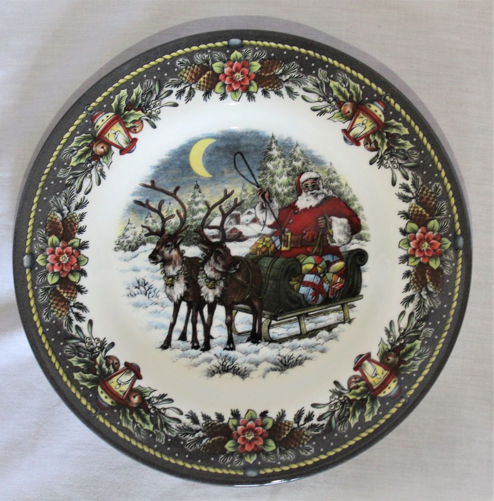 Themed Side Plate - Santa's Sleigh