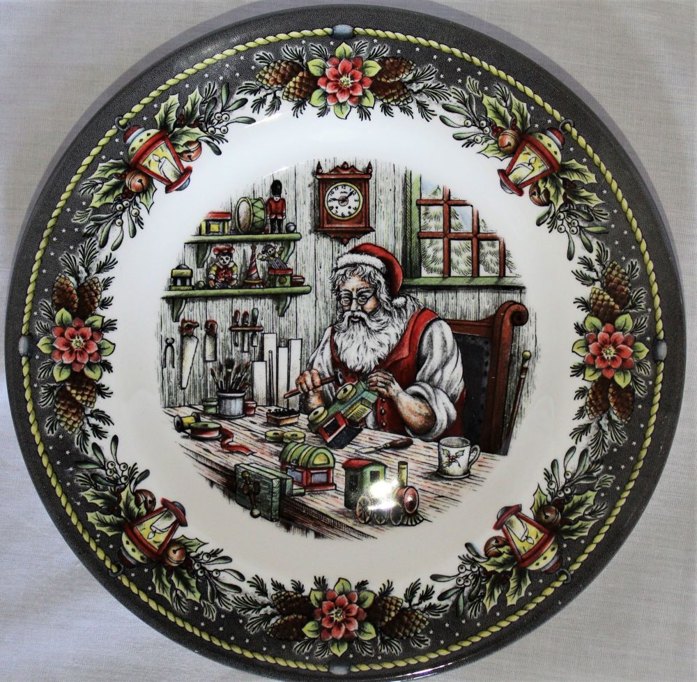 Themed Side Plate - Santa's Workshop