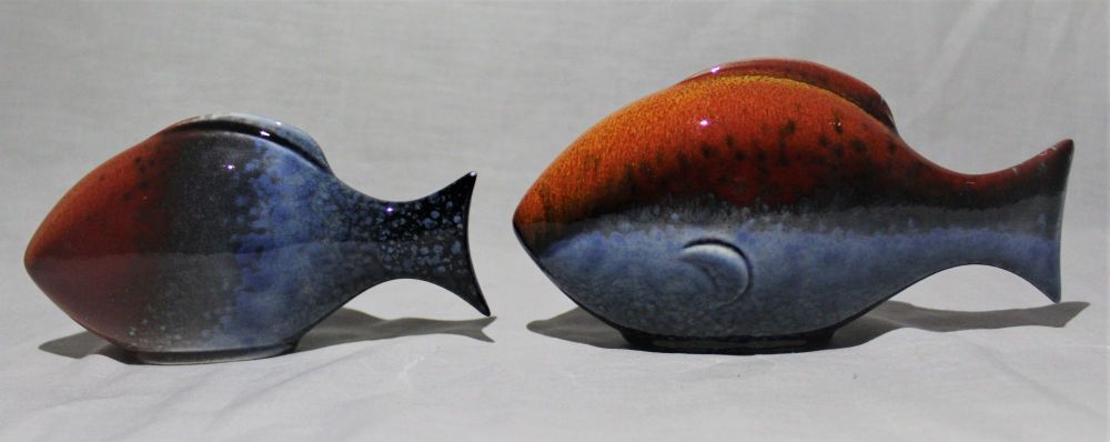 Pair of Poole Fish - Flare design