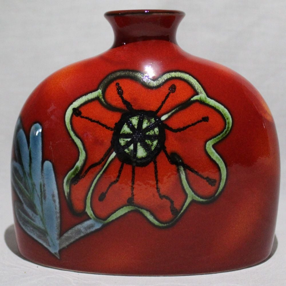 12cm Bottle Vase - Poppyfield design