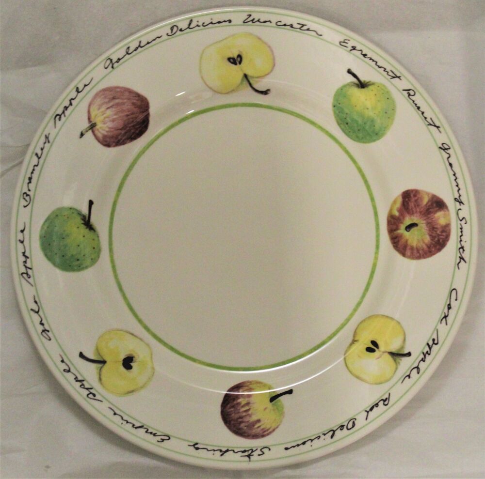 New back  Royal Stafford Dinner Plate - Apples Design