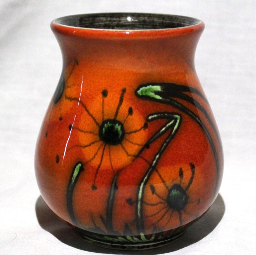 Hand-thrown, Mini Vase - Meadow design