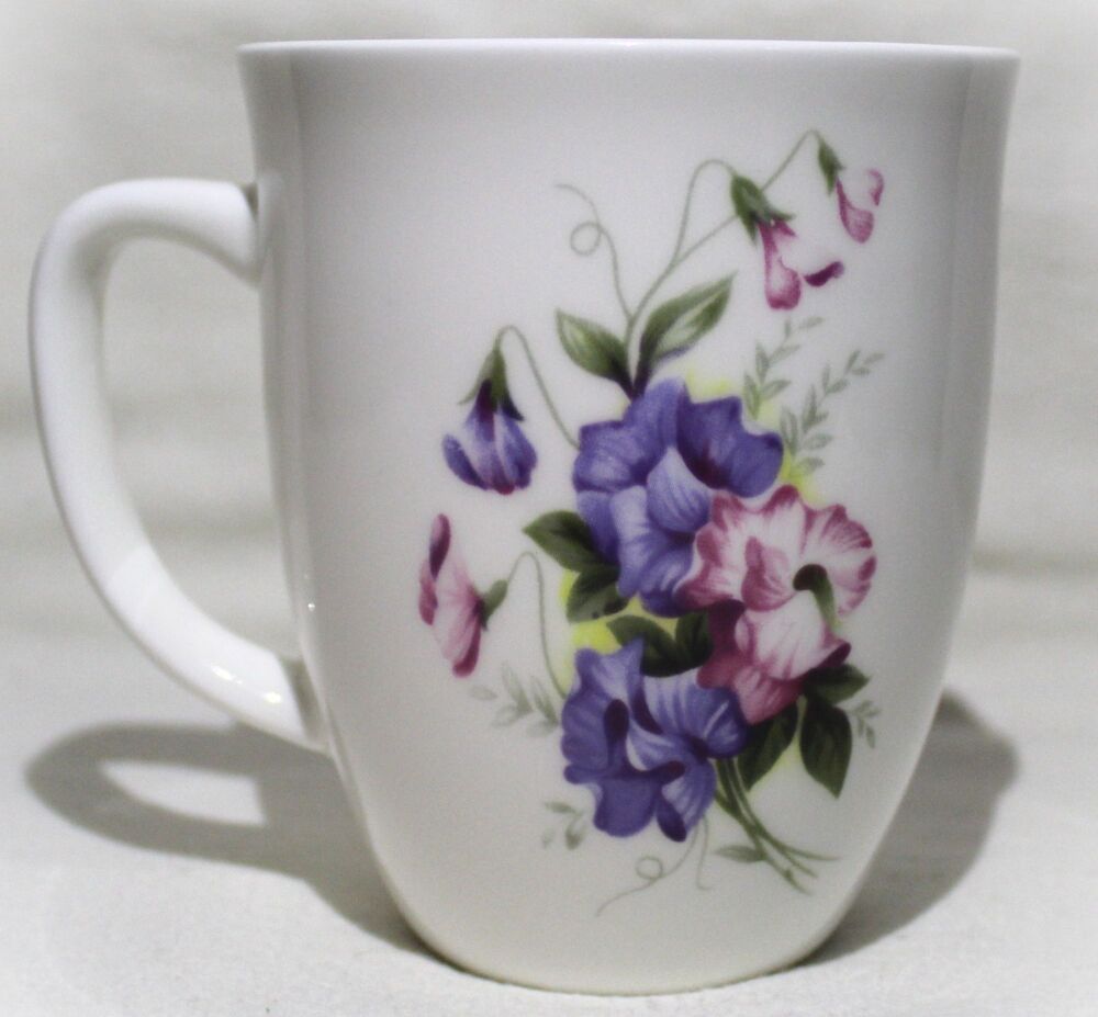 Bone China Floral Birth Month Mug - July