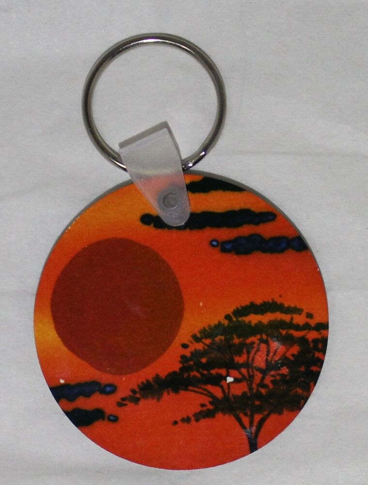 Keyring - African Sky Poole Pottery Pattern