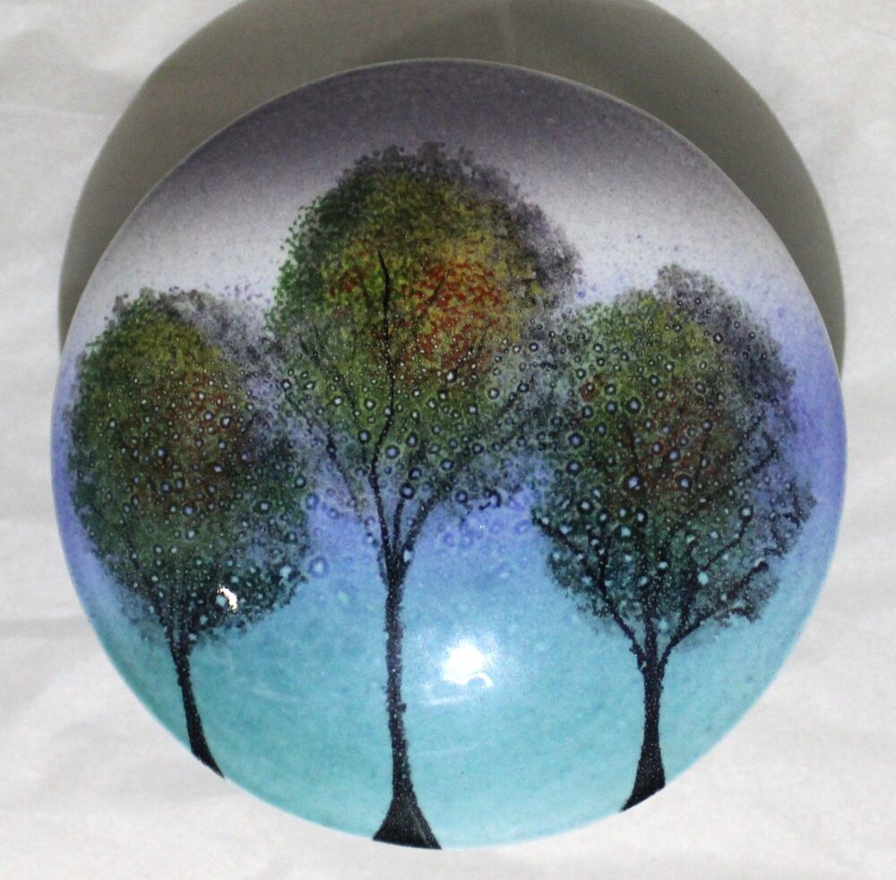Trinket Box - Studio Poole Trees in the Mist