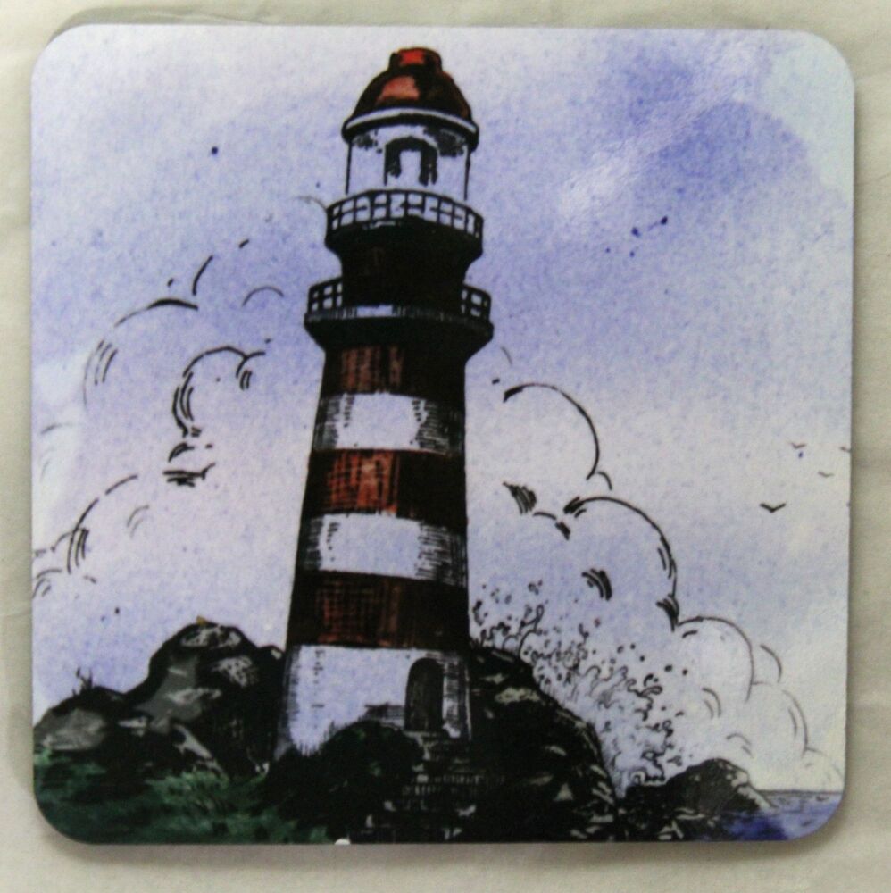 MDF Coaster - Lighthouse design