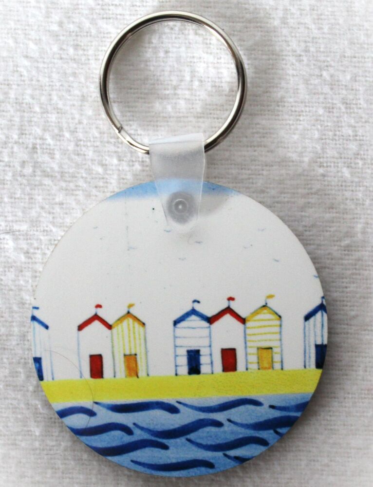 Keyring - Beach Huts