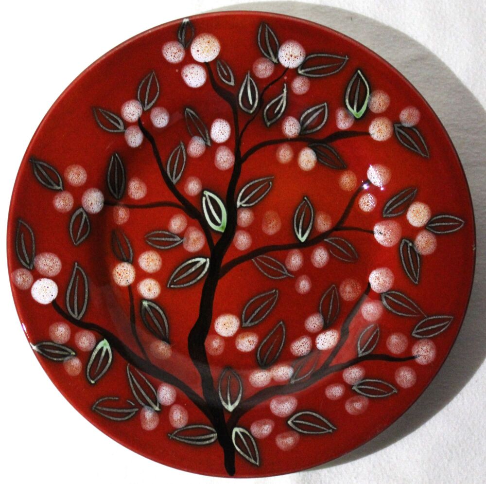 Display Plate - Studio Poole Blossom design