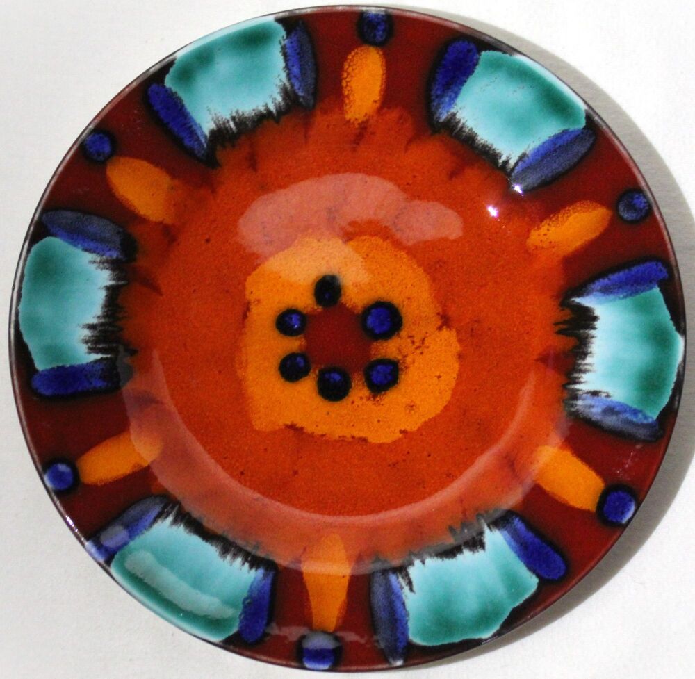 Display Plate - Studio Poole Volcano design
