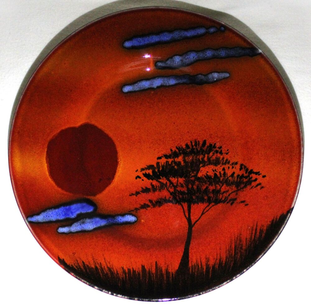 Display Plate - Studio Poole African Sky design