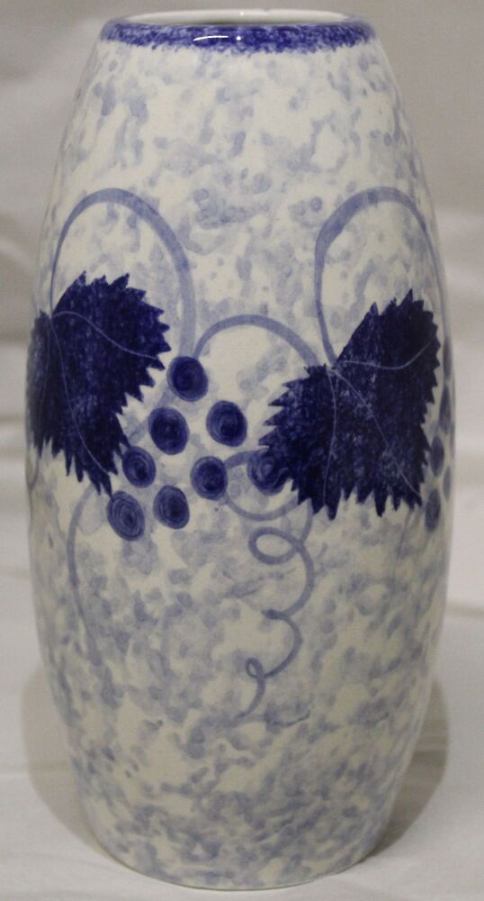 Torpedo Vase - Studio Poole Blue Vine