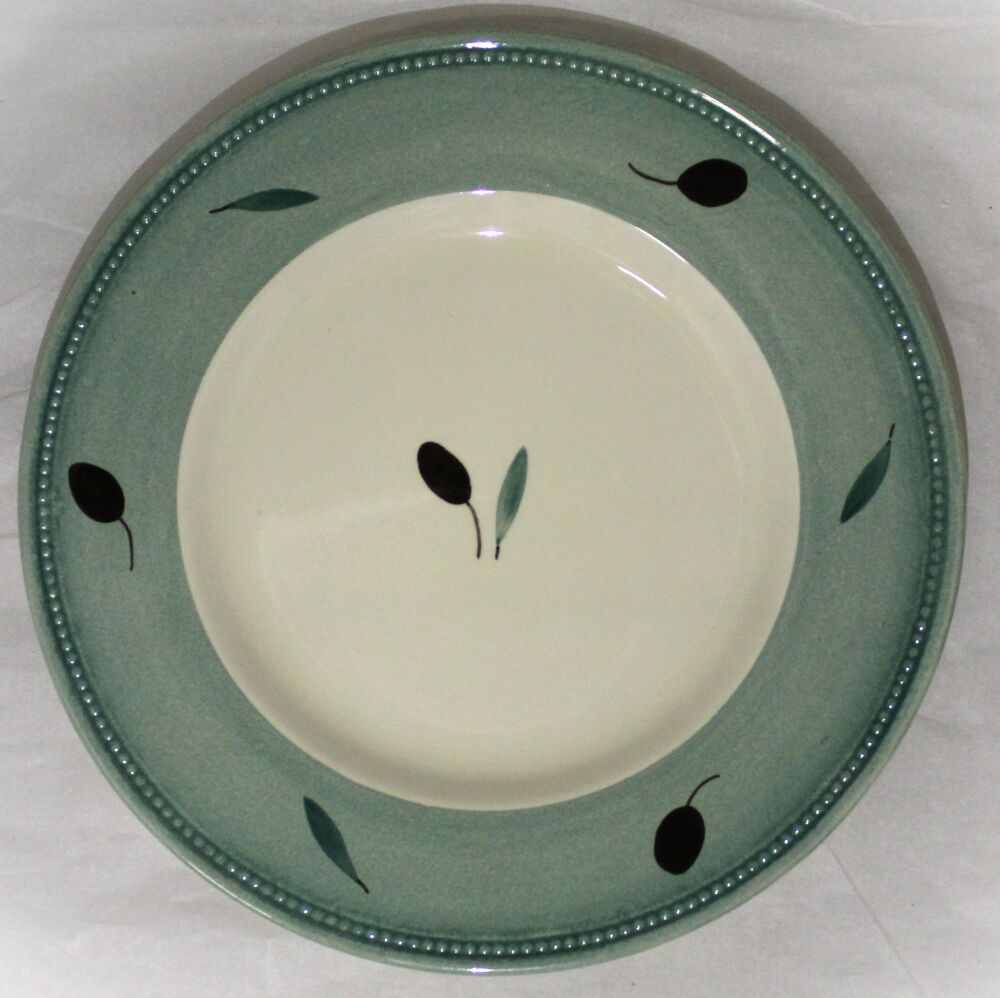 Side Plate - Green Fresco design