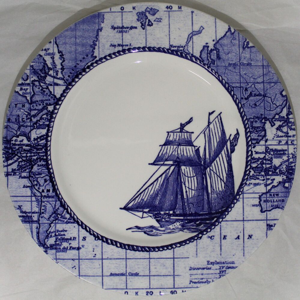 Royal Stafford Dinner Plate - Ship Ahoy