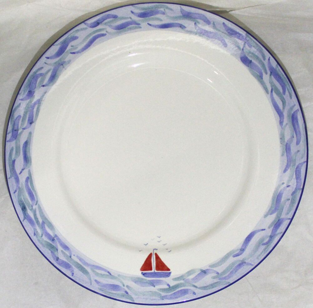 Dinner Plate - Boats design