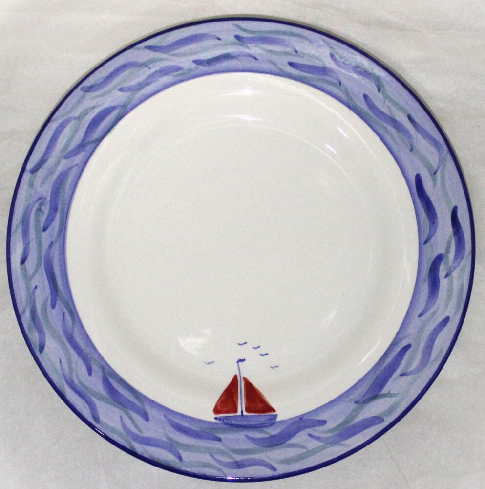 Side Plate - Studio Poole Boats design