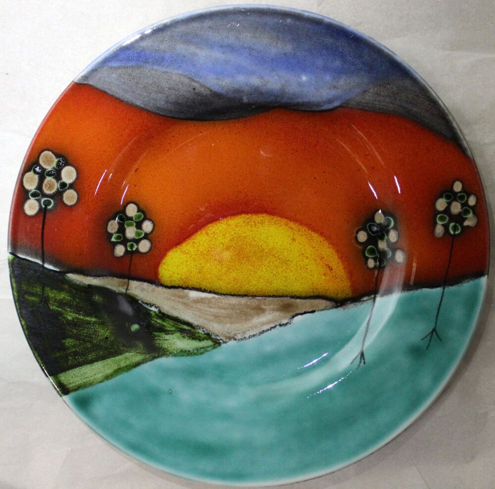 Side Plate - Studio Poole Sunrise design