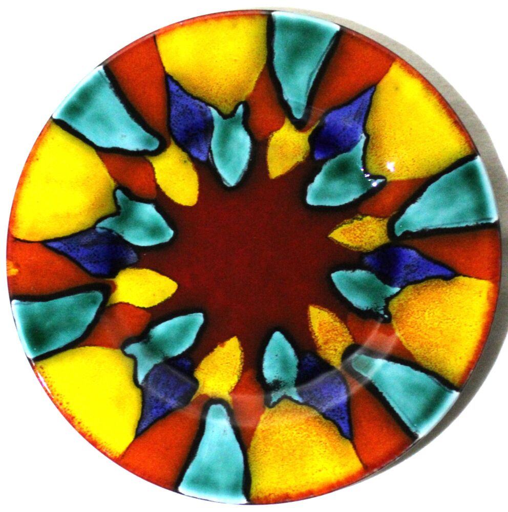 Side Plate - Studio Poole Harlequin design