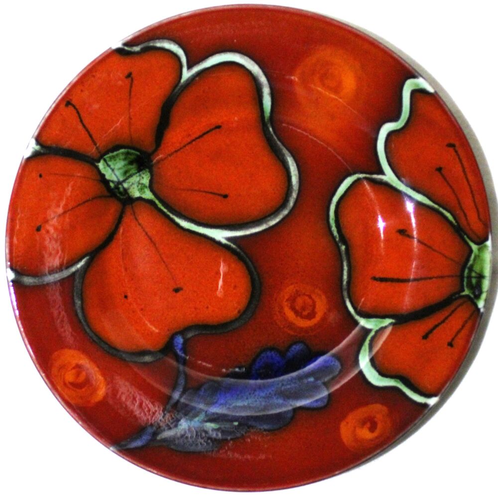 Side Plate - Studio Poole Poppyfield design