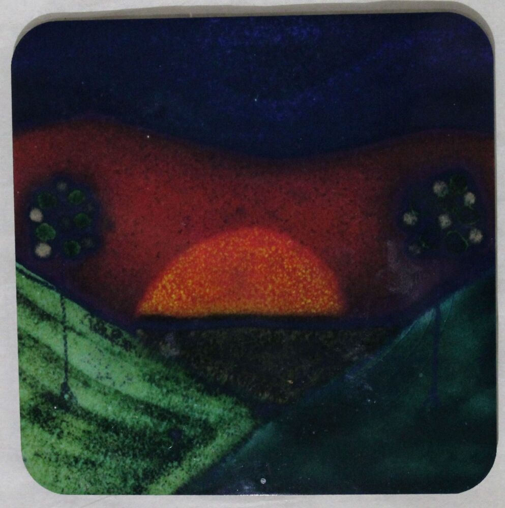 MDF Coaster - Studio Poole Sunrise design