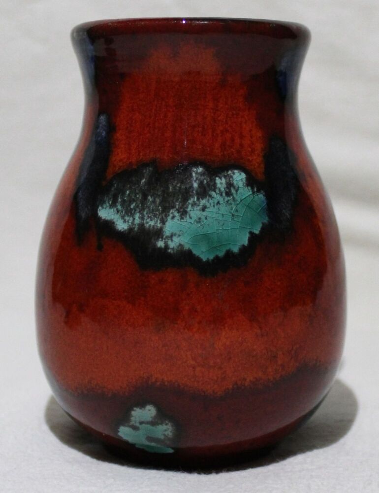 Hand-thrown, Volcano Mini Venetian Vase