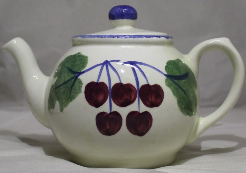 Small Tea Pot - Dorset Fruits Cherries Design