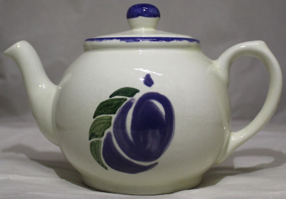 Small Tea Pot - Dorset Fruits Plums Design