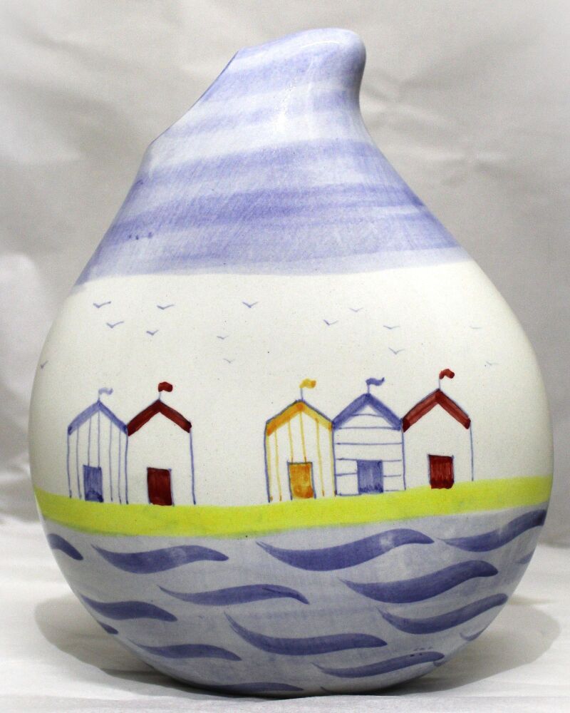 Hand-cast Teardrop vase - Studio Poole Beach Huts