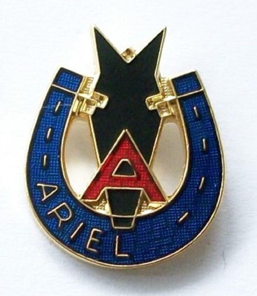 Ariel enamel lapel pin badge