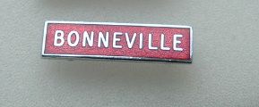 Bonneville enamel lapel pin badge