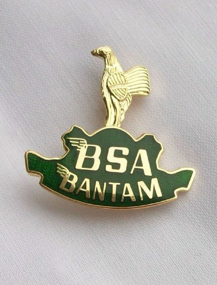 BSA Bantam enamel lapel pin badge