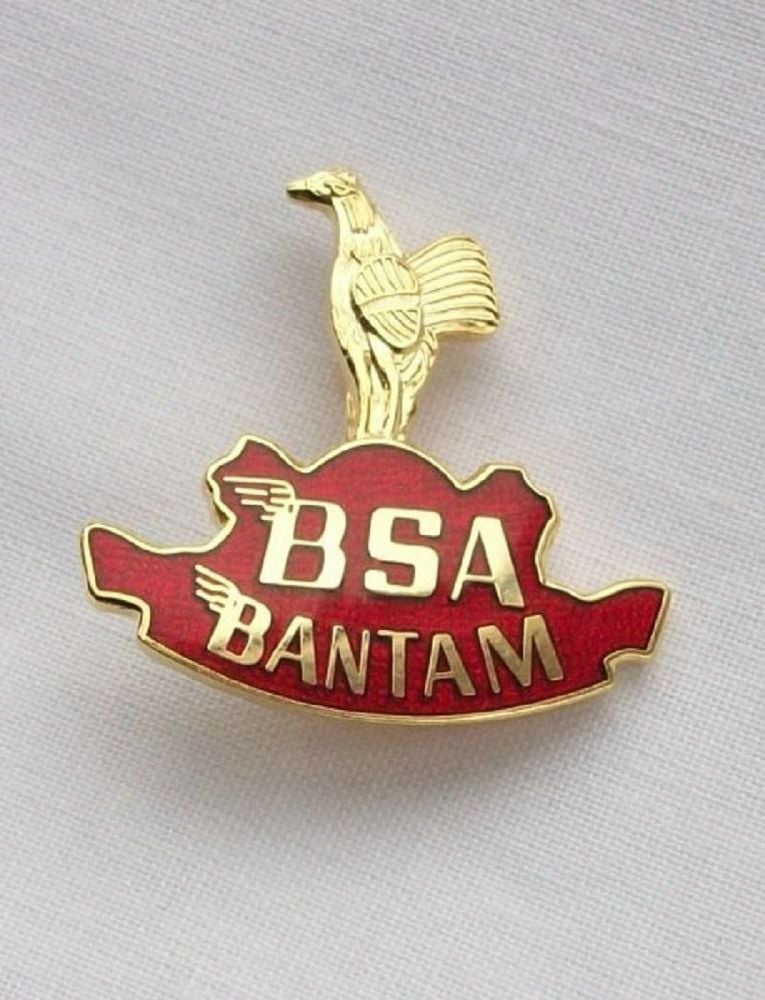 BSA Bantam enamel lapel pin badge