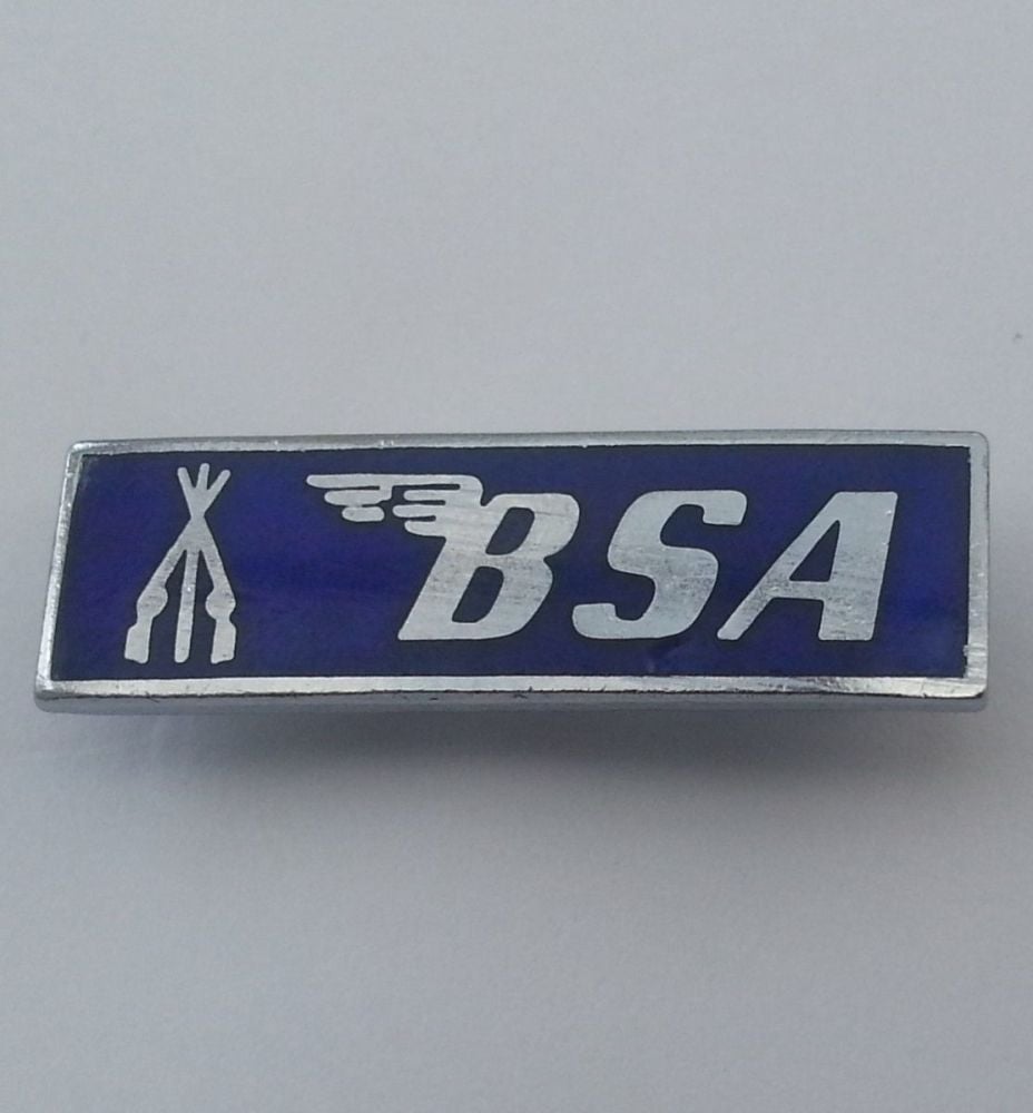 BSA enamel lapel pin badge