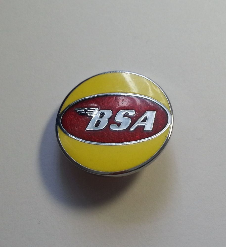 BSA enamel lapel pin badge