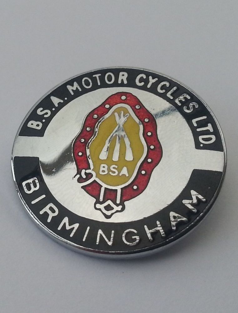 BSA enamel lapel pin badge