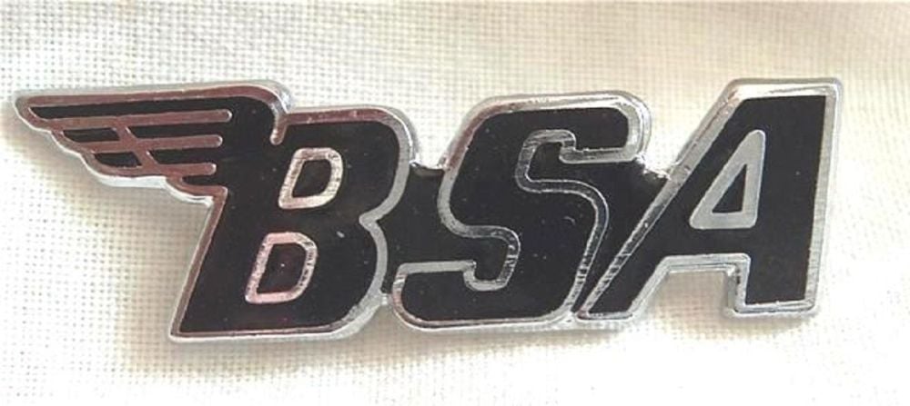 BSA enamel lapel pin badge