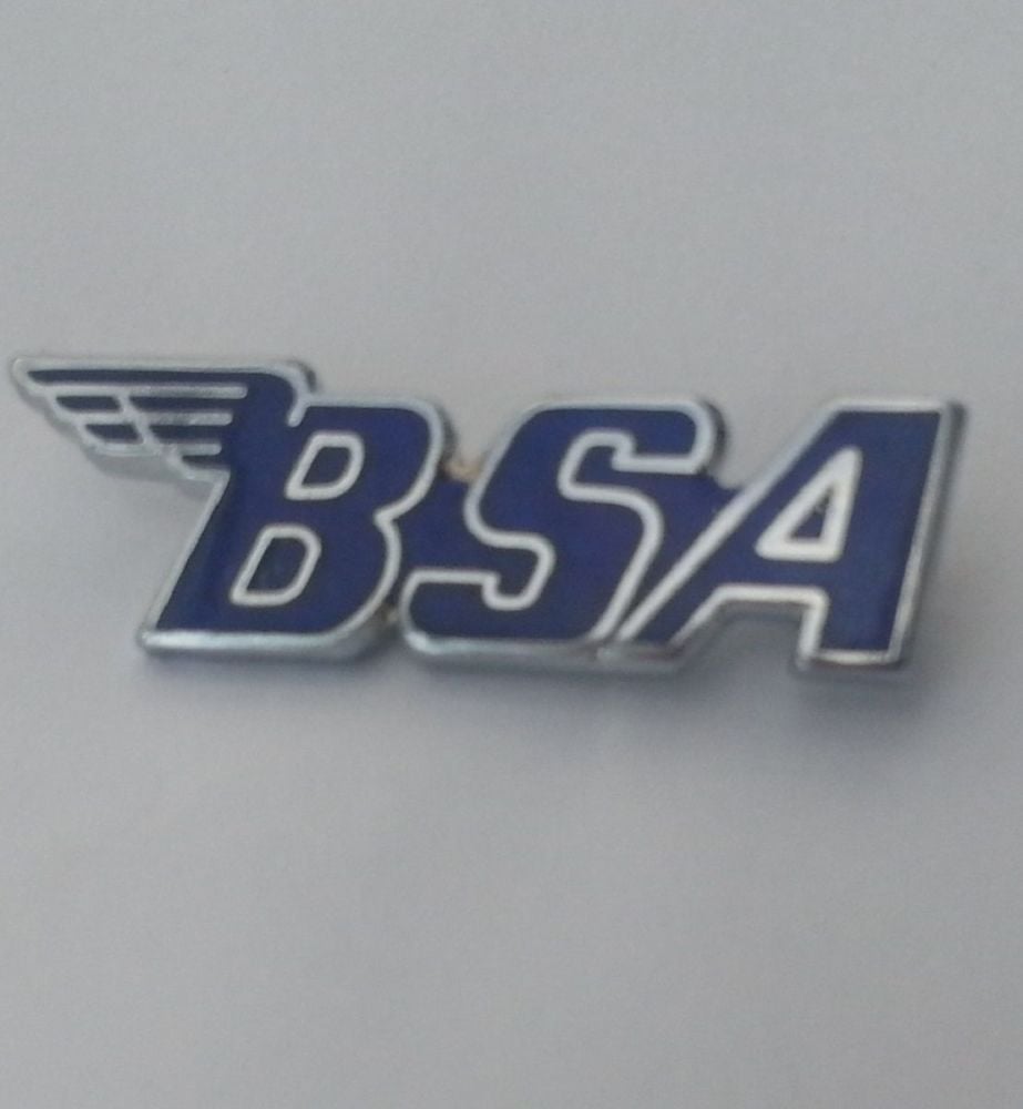 BSA enamel lapel pin badge